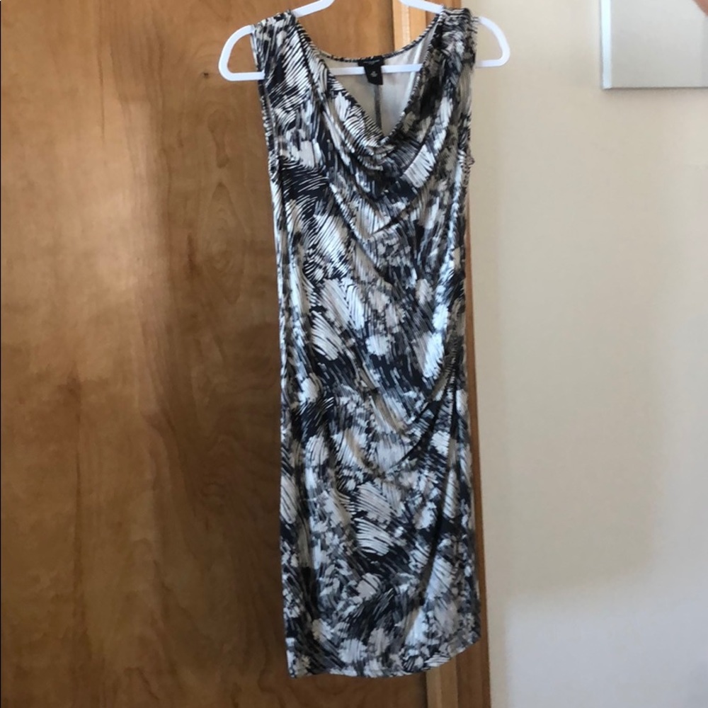Ann Taylor Navy Print Dress